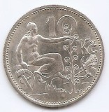 Cehoslovacia 10 Koruny 1932 - Argint, 30 mm, KM-15 (2), Europa