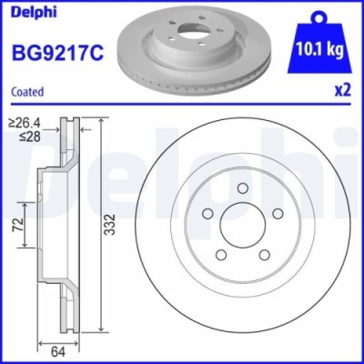 Disc frana Dodge Nitro Van (Ka), Nitro; Jeep Cherokee (Kk), Compass (Mk49), 2.8 CRD, 4.0 4WD, 2.8 CRD 4WD, 3.7, 3.7 4WD, 3.7 V6 4WD, 2.8 CRD 4x4, 3.7 foto
