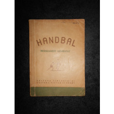 HANDBAL REGULAMENT COMENTAT DE SPIER FRANCISC (1956)