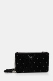 Pepe Jeans geanta de mana din piele intoarsa MASHA MAOS culoarea negru, PL031587