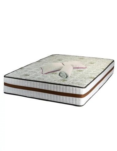 Set Saltea ortopedica cu arcuri, Lotus Forte Super Ortopedic 160x200x30cm, fermitate mediu spre tare, plasa de arcuri Bonell, fara vara-iarna, banda d