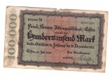Bancnota Germania - Essen 100000 mark/marci 1923, stare relativ buna