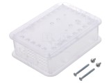 Carcasă Raspberry Pi 4 B Semitransparentă