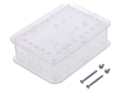Carcasă Raspberry Pi 4 B Semitransparentă foto