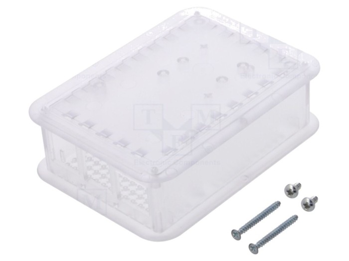 Carcasă Raspberry Pi 4 B Semitransparentă