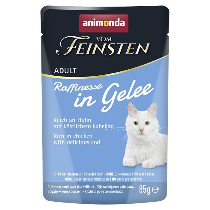 Animonda Vom Feinsten Raffinesse In Gelee pui și cod &icirc;n jeleu 85 g