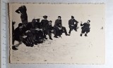 Fotografie militară 1943 &ndash; artileriști rom&acirc;ni pe zăpadă, Ferrania, Dadilov