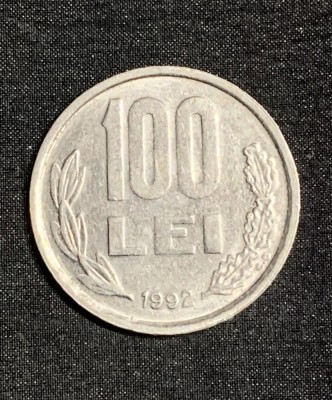 Moneda 100 lei 1992 foto
