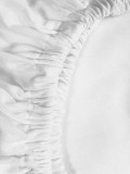 Cearceaf alb cu elastic patut bebelus 70x110 cm, KidsDecor