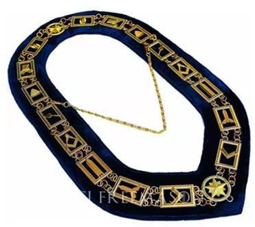 Colan Metalic Masonic - Auriu foto