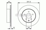 Disc frana NISSAN X-TRAIL (T30) (2001 - 2013) BOSCH 0 986 479 S31