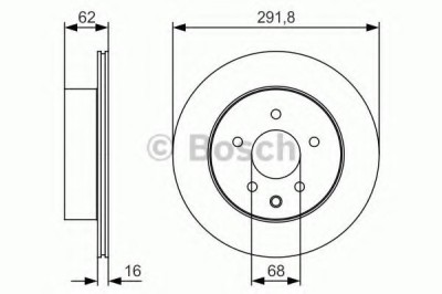 Disc frana NISSAN QASHQAI / QASHQAI +2 (J10, JJ10) (2007 - 2013) BOSCH 0 986 479 S31 foto