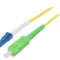 Patch cord fibră OS2 LC/UPC-SC/APC 3m galben