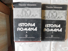 Istorie romana 2volume 1-2-Theodor Mommensen-ed.Stiintifica si Enciclopedic foto