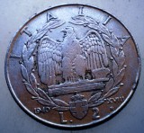 2.015 ITALIA WWII VITTORIO EMANUELE III 2 LIRE 1940 R NEMAGNETIC, Europa