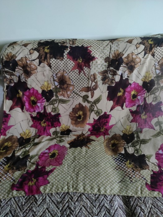Batic, eșarfă mare, model floral
