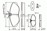 Set placute frana,frana disc FIAT DUCATO bus (230) (1994 - 2002) BOSCH 0 986 424 030