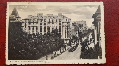 Romania-1942-Bucuresti-Bul.Elisabeta-cenzurat Buc.-C.P.circ. foto