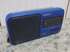 Radio portabil Sony ICF 380 (Fm-Am) rec antena satelor/ transport GRATUIT foto