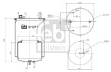 FEBI BILSTEIN 101277 Burduf, suspensie pneumatica