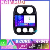 Navigatie Jeep Compass 2010 2016 KIT 2500 EDOTEC-LITE Android Ecran 720P Octa Core 4 64 Carplay CarStore Technology