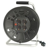 Derulator cu cablu 3x2.5mm2 si sigurantǎ , 40m, As Schwabe