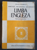 Limba engleza, manual clasa XI, Cojan, Surdulescu, 1995, 216 pag, stare buna, Clasa 11