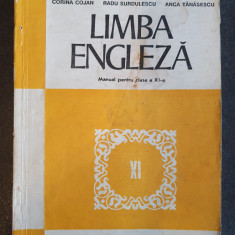 Limba engleza, manual clasa XI, Cojan, Surdulescu, 1995, 216 pag, stare buna