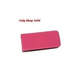 Husa Piele Apple iPhone 5/5S Slim Flip Pink Premium