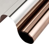 Folie Reflexiva pentru Geamuri TopBazar, Maro Bronz, 60 x 300 cm, Efect Oglinda pentru Intimitate si Protectie Solara UV