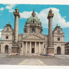 AT2 -Carte Postala-AUSTRIA-Viena, Karlskirche, circulata