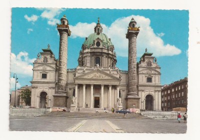 AT2 -Carte Postala-AUSTRIA-Viena, Karlskirche, circulata foto