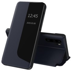 Husa Huawei P30 Pro Eco Leather View flip tip carte, albastru foto