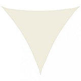 Cumpara ieftin Panza parasolar, crem, 4x4x4 m, tesatura oxford, triunghiular