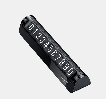 SUPORT dual numar de telefon parbriz Ugreen, &quot;LP178&quot; posibilitate doua numere, negru &quot;60326&quot; - 6957303863266