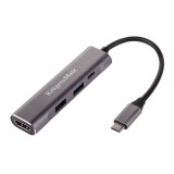 HUB USB Type C - HDMI USB3.0 USB 2.0 +USB Type C KRUGER&amp;MATZ, KRUGER And MATZ