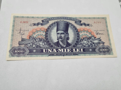 bancnota romania 1000 lei 1948 foto