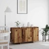 vidaXL Bufet Lemn Vechi 135x41x69cm Lemn Compozit Dulap Living 4 Usi Maro