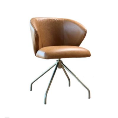 Scaun modern din piele naturala ✔ model DEEA P foto