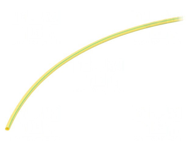 Manșon termocontractabil galben-verde 1,5mm 3:1