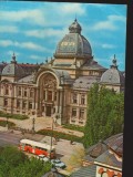 CPIB 19902 CARTE POSTALA - BUCURESTI. PALATUL CEC, AUTOTURISM, AUTOBUZ, Circulata, Fotografie