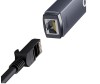 ADAPTOR RETEA Baseus Lite, USB Type-C to RJ-45 Gigabit LAN,metalic, LED, gri &amp;quot;WKQX000313&amp;quot;