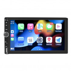 Resigilat MP5 Player Techstar® 7028, 2DIN, Apple CarPlay, Android Auto, Ecran HD Touch 7", MirrorLink, Bluetooth 4.2, Aux, USB, MicroSD