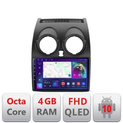 Navigatie Nissan Qashqai B-499 Android Ecran QLED octa core 4+64 carplay android auto KIT-499+EDT-E309V3 CarStore Technology foto