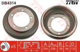 Tambur frana FORD TRANSIT bus (FD, FB, FS, FZ, FC) (2000 - 2006) TRW DB4314