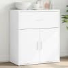 vidaXL Dulap Alb 60x31x70 cm Lemn Prelucrat | Dulap Living, Depozitare, Carti, Reviste | Modern &amp; Practic