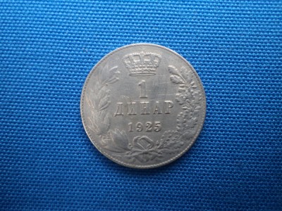 1 DINAR 1925 SERBIA Zn foto