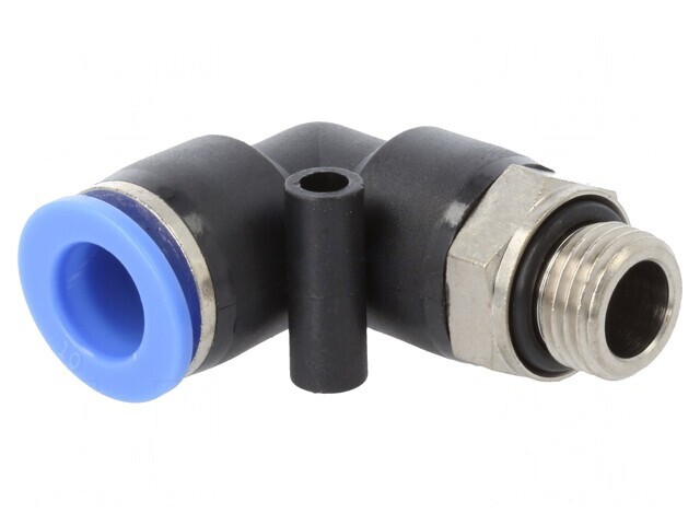 Racord Push-In Unghiular PBT G 1/4 0-60&deg;C