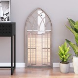 VidaXL Oglindă,nisip, 100x45 cm,fier, pentru utilizare &icirc;n interior