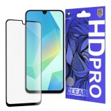 Folie de protectie Ecran Lito HD Pro Clear pentru Samsung Galaxy A16 5G A166 / A16 4G A165, Sticla Securizata, Full Glue, Neagra